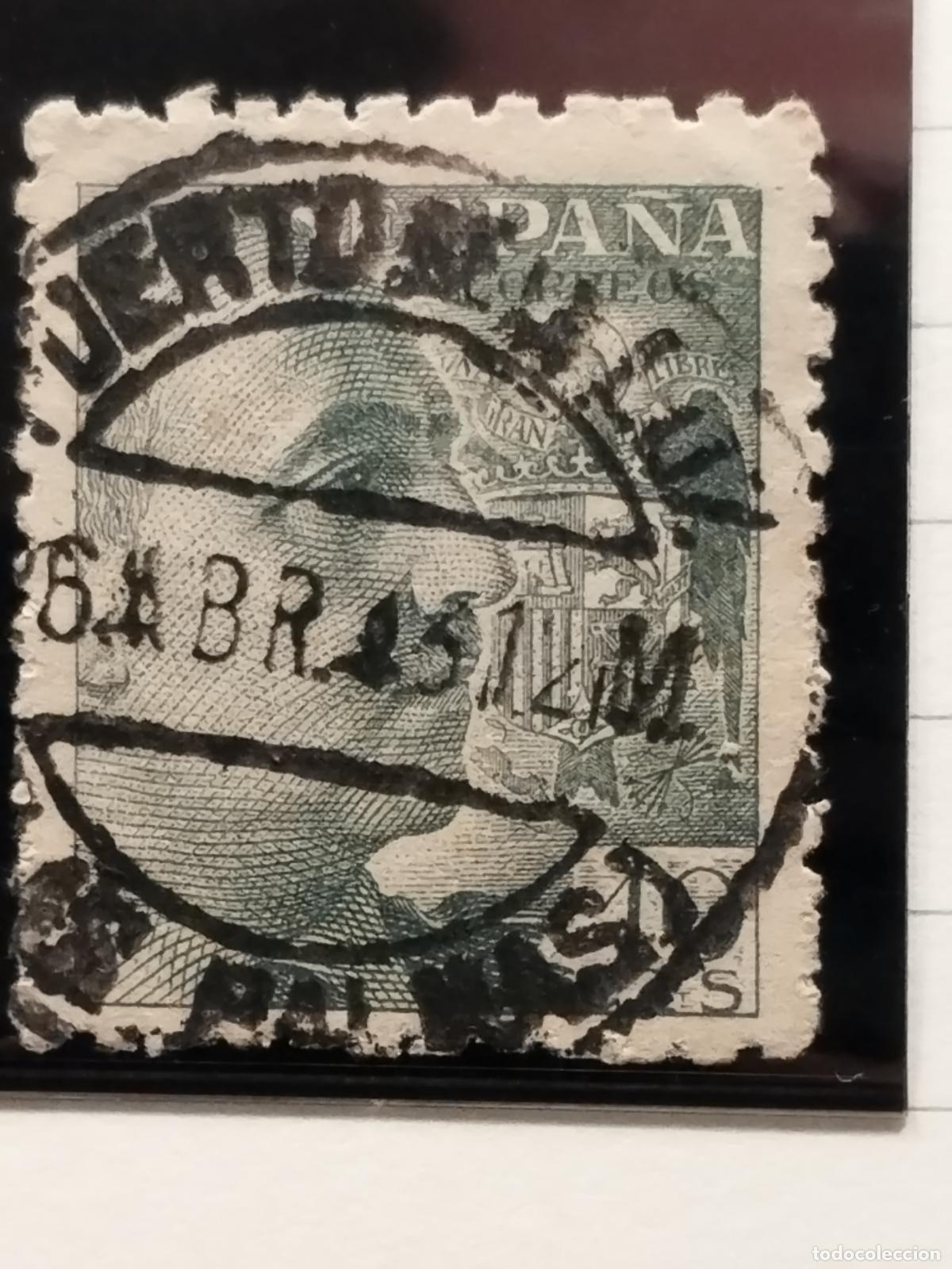 Francobolli: FAC ESPA&Ntilde;A. EDIFIL 925. FECHADOR DE PUERTO DE LA LUZ. CANARIAS. LUJO Y RARO.