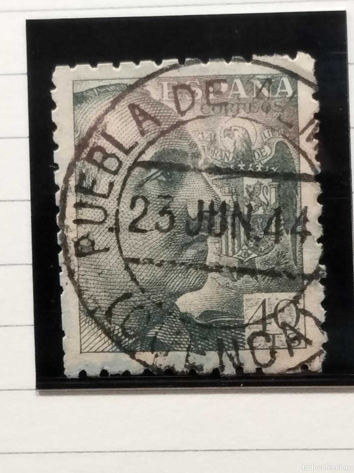 Francobolli: FAC ESPA&Ntilde;A. EDIFIL 925. FECHADOR DE PUEBLA DE ALMENARA. CUENCA. BONITO Y RARISIMO.