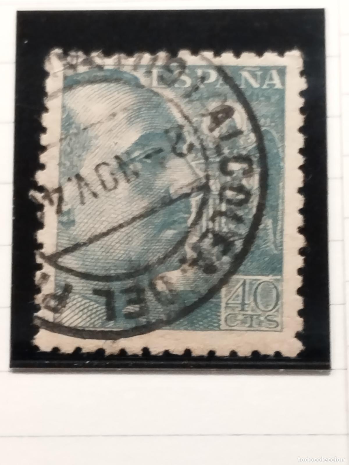 Francobolli: FAC ESPA&Ntilde;A. EDIFIL 925. FECHADOR DE ALCOLEA DEL PINAR. GUADALAJARA. BONITO Y RARO.