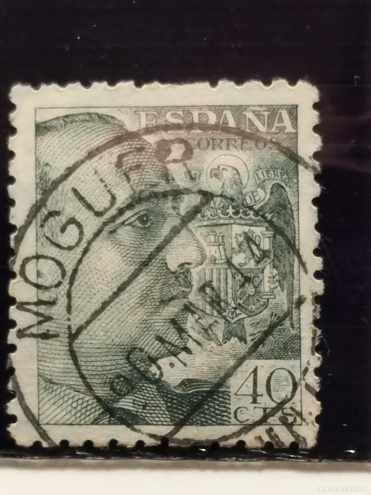 Selos: FAC ESPA&Ntilde;A. EDIFIL 925. FECHADOR DE MOGUER. HUELVA. BONITO Y RARO.