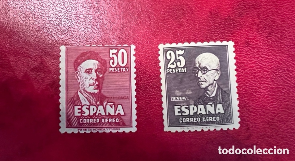 Stamps: Sellos Espa&ntilde;a Edifil 1015 1016 nuevo charnela
