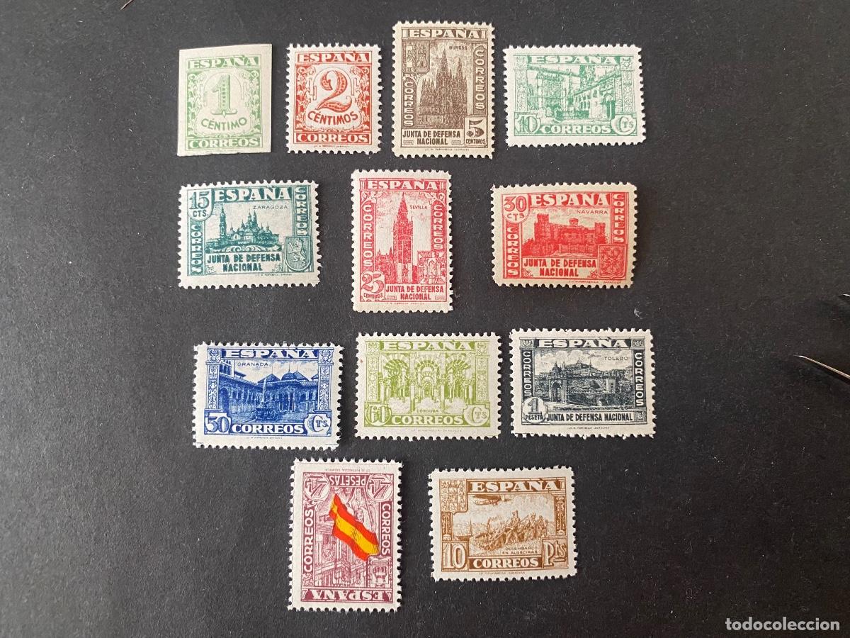 Timbres: Espa&ntilde;a 1936 Edifil 802/13** MNH