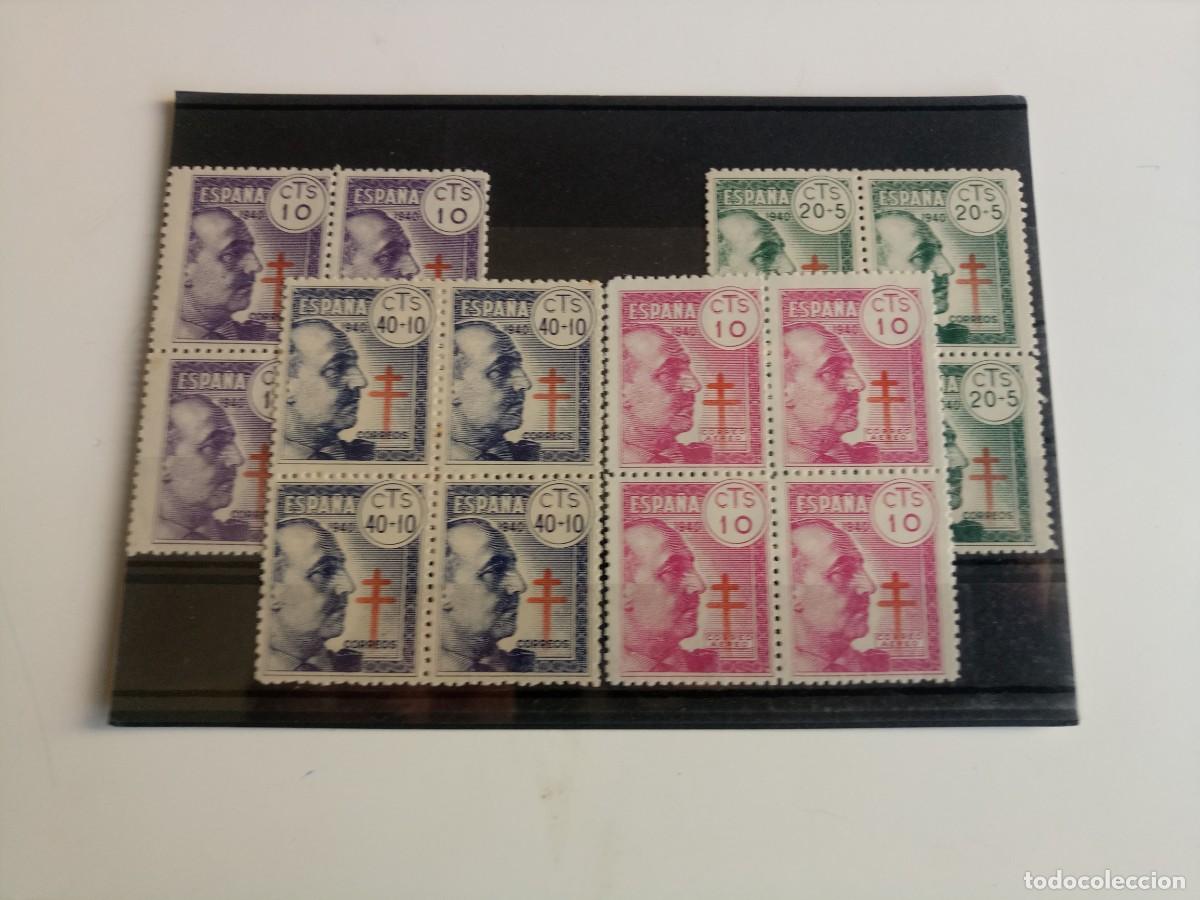Timbres: Pro. Tuberculosos Edifil 936/939 EN BL4 Del A&ntilde;o 1940 En nuevo**