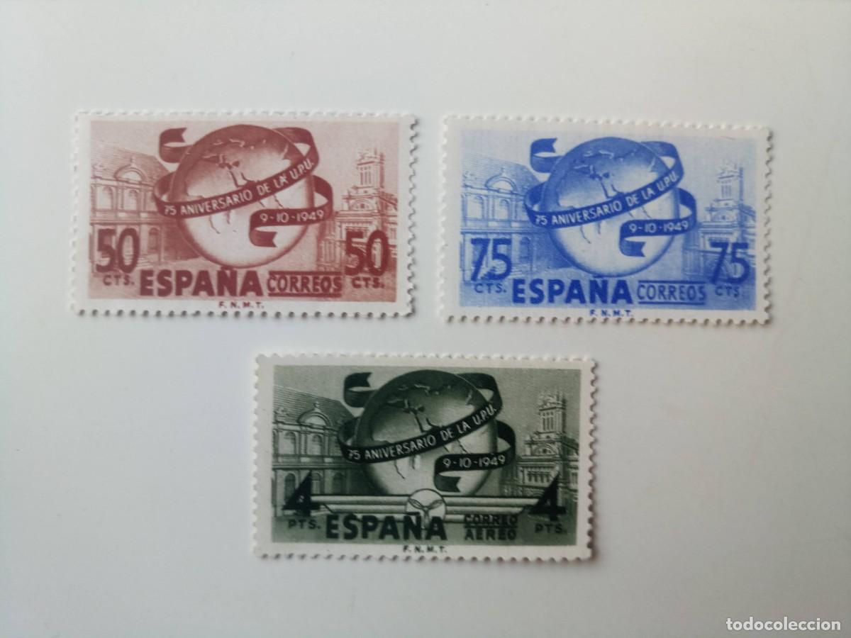 Francobolli: Uni&oacute;n postal Edifil 1063/1065 A&ntilde;o 1949 En Nuevo**