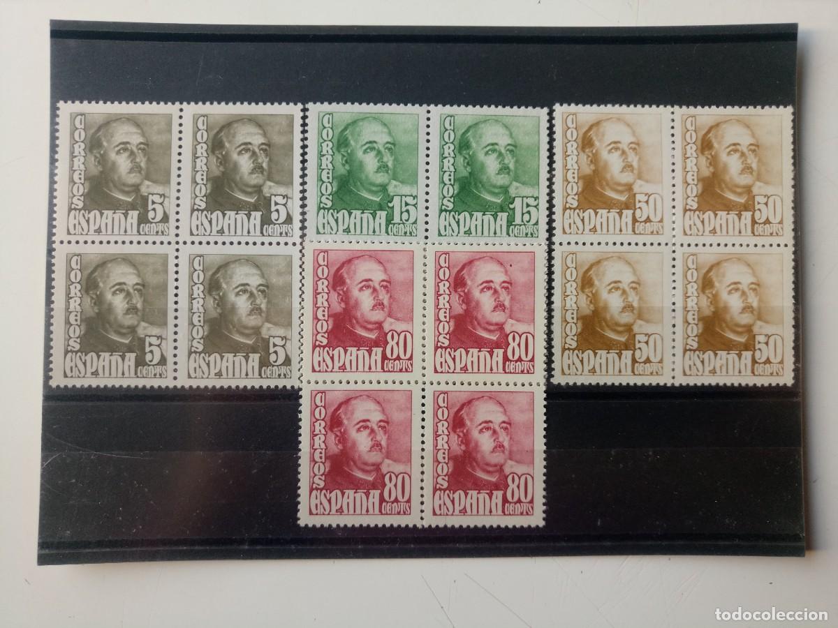 Briefmarken: Franco EN BL4 del a&ntilde;o 1948 Edifil 1020/1023 En nuevo**