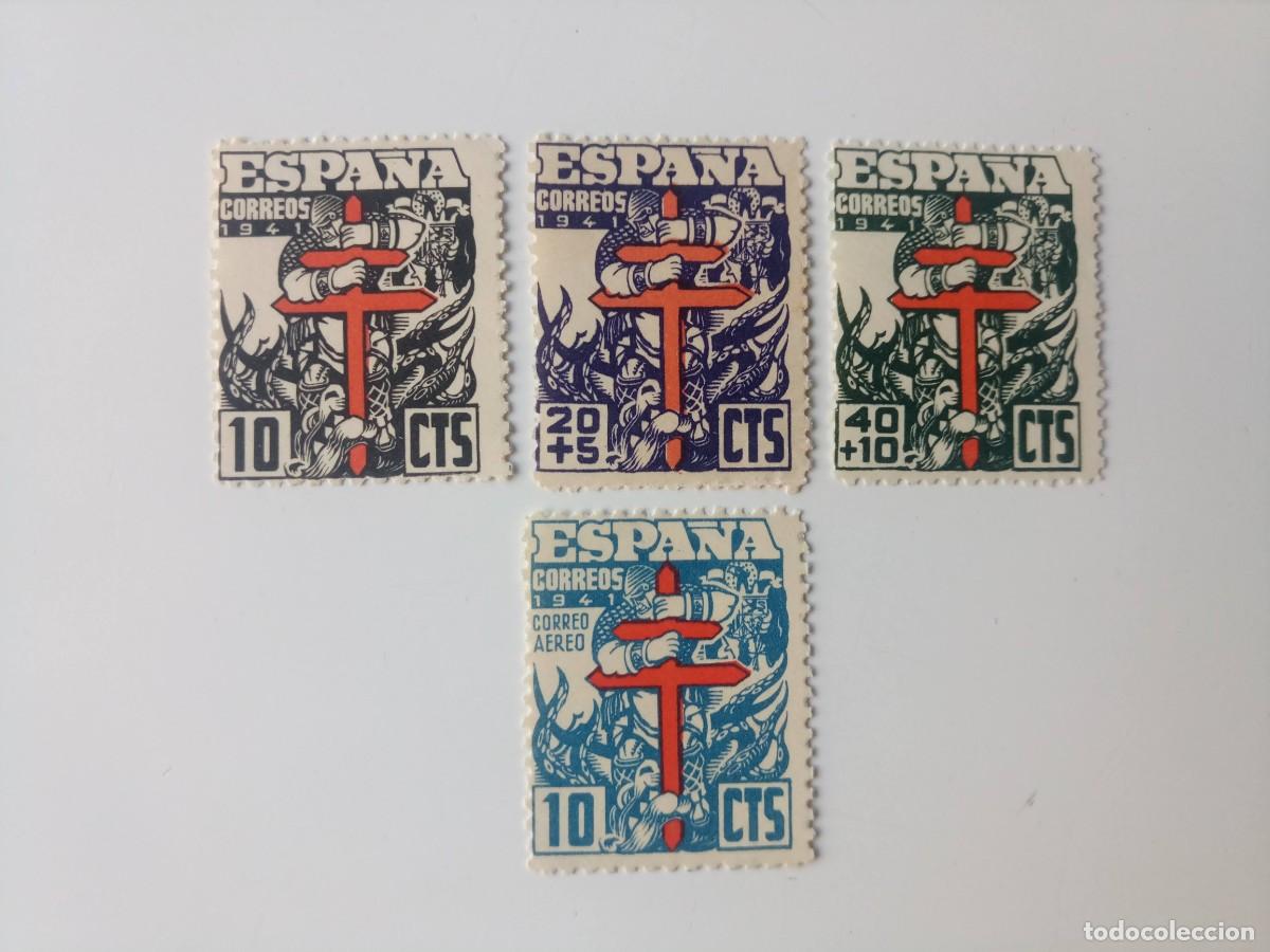 Sellos: Pro. Tuberculosos Edifil 948/951 Del A&ntilde;o 1941 Dentado de la emisi&oacute;n En nuevo**