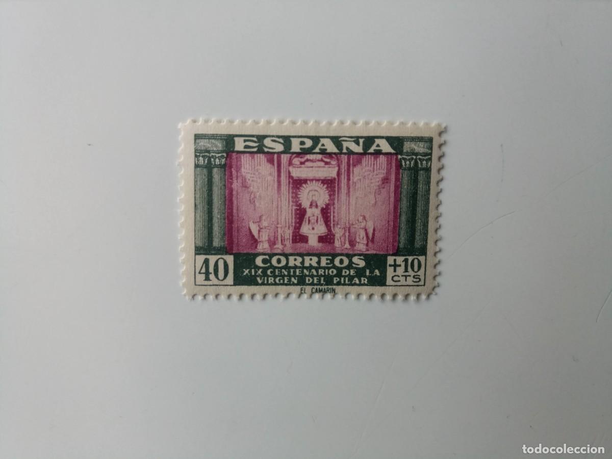 Sellos: Virgen del Pilar del a&ntilde;o 1946 Edifil 998 En nuevo**