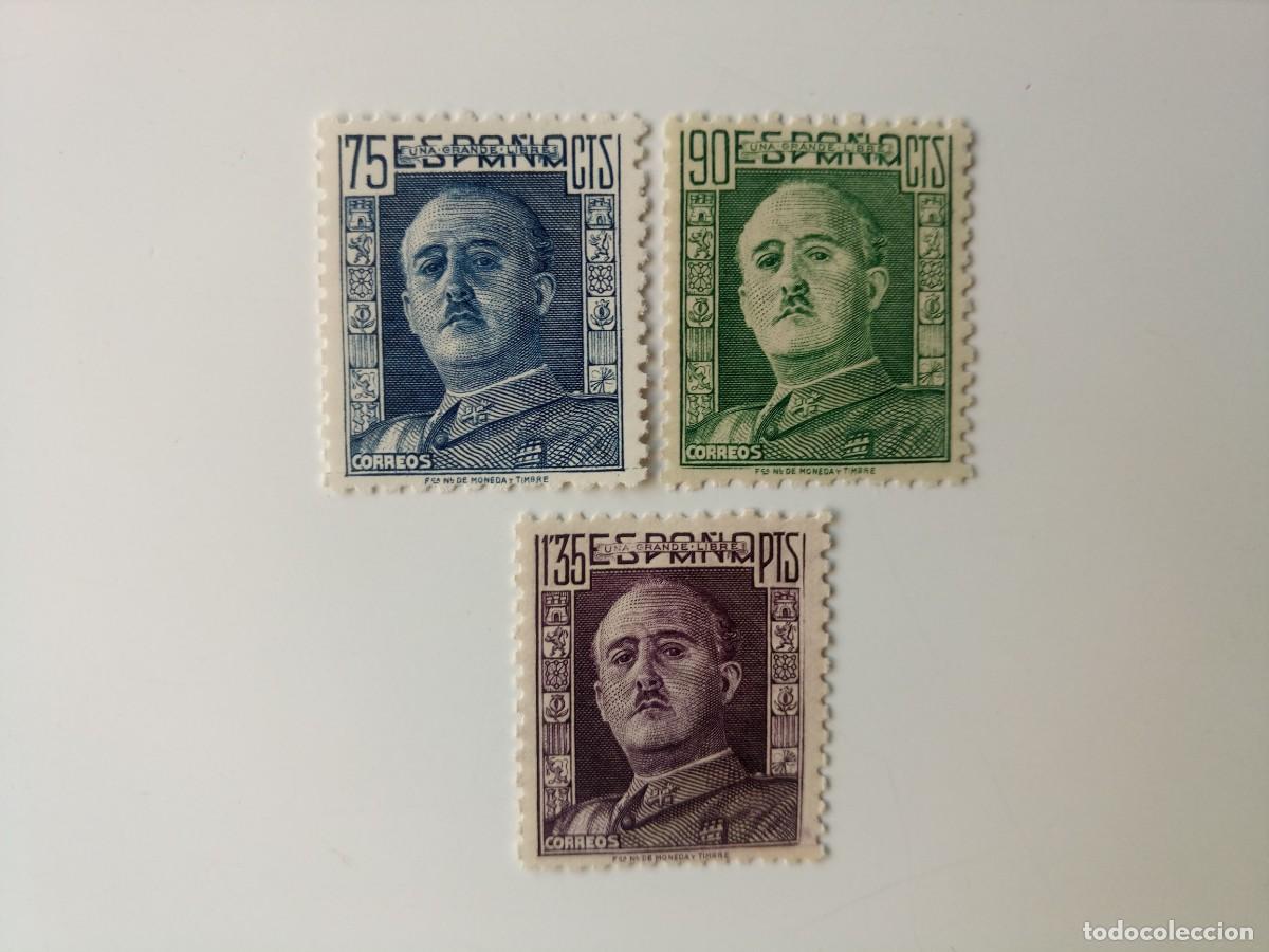Sellos: General Franco Edifil 999/1001 del a&ntilde;o 1946 En nuevo**