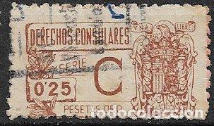 Sellos: FISCALES, Derechos Consulares 1937 ALEMANY n&ordm; 77 (o)