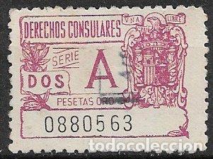 Sellos: FISCALES, Derechos Consulares 1937 ALEMANY n&ordm; 81 (o)