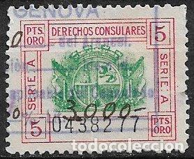 Sellos: FISCALES, Derechos Consulares 1931 ALEMANY n&ordm; 55 (o)