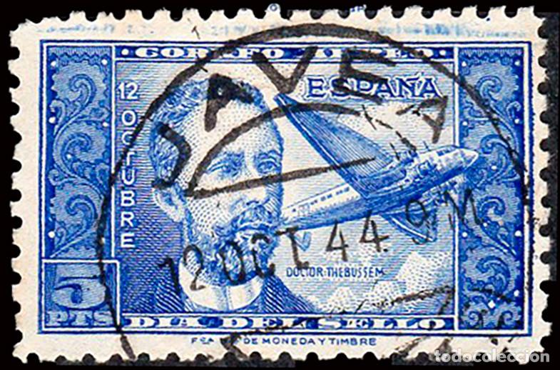 Sellos: Alicante - Edi o 983 - Mat &rdquo;J&aacute;vea 20/Oct./44&rdquo;