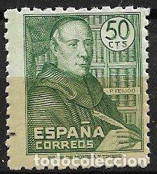 Sellos: Espa&ntilde;a. 1946 Padre Benito Feijoo, EDIFIL n&ordm; 1011 * *