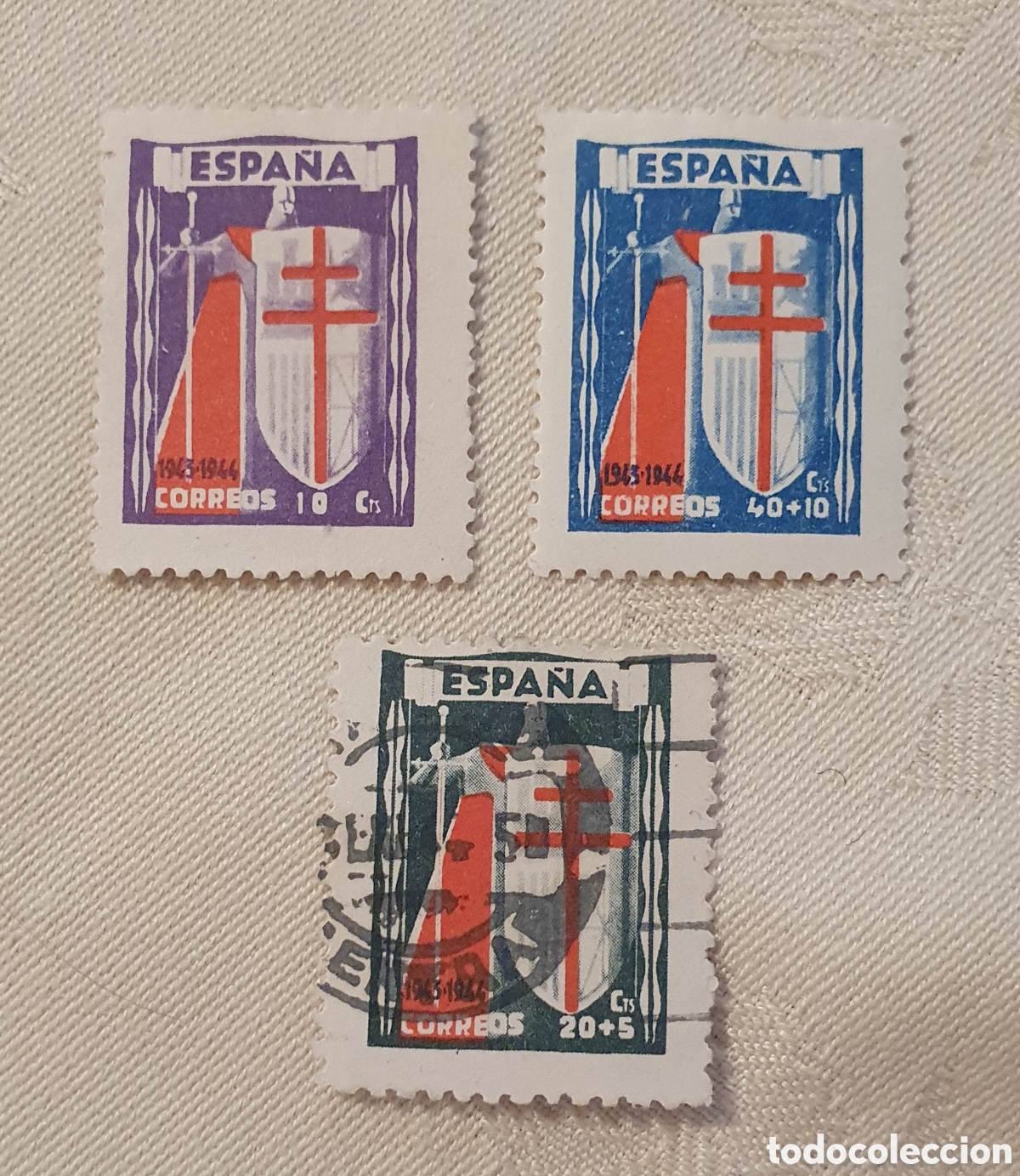 Sellos: Edifil 970, 971 y 972. 971 nuevo (el de m&aacute;s valor). Valor cat&aacute;logo 12 &euro;