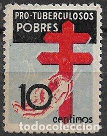 Sellos: Espa&ntilde;a. 1937 Protuberculosos, EDIFIL n&ordm; 840 * *