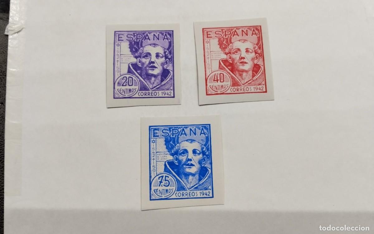 Sellos: ESPA&Ntilde;A - 1942 - EDIFIL 954s/956s - SERIE COMPLETA SIN DENTAR - MNH** - NUEVOS