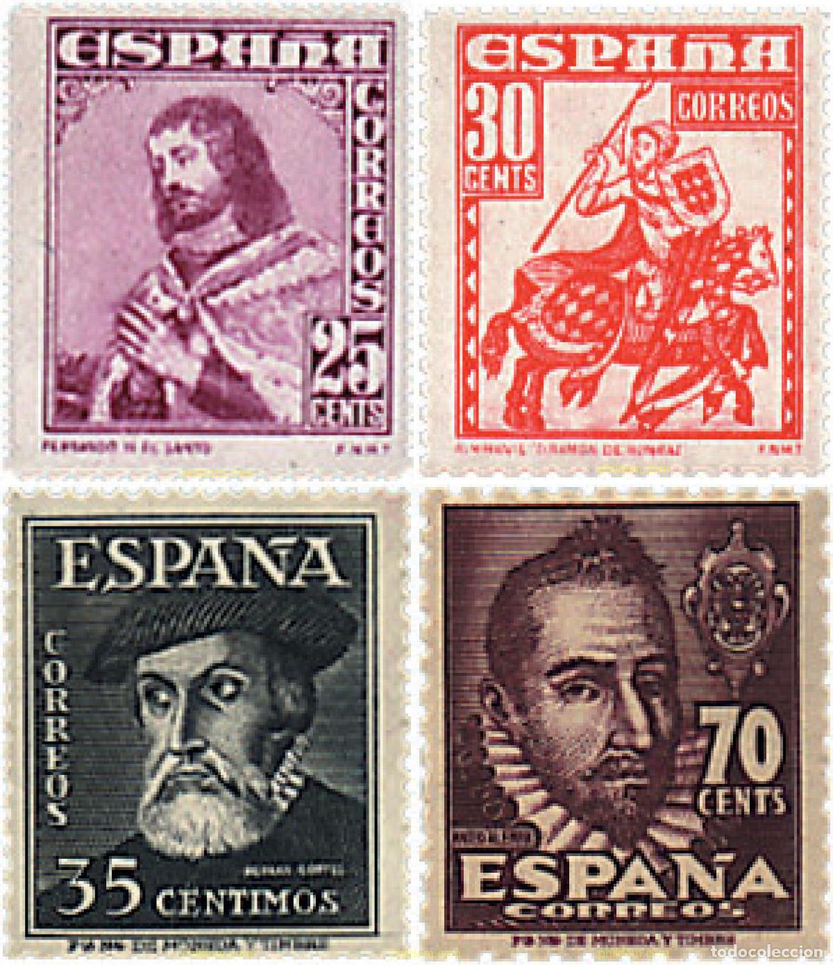 Sellos: 85587 MNH ESPA&Ntilde;A 1948 PERSONAJES