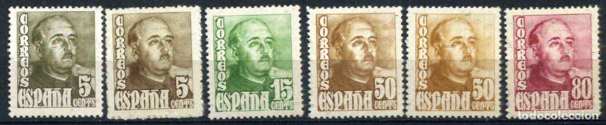 Sellos: Espa&ntilde;a - 1948 Serie b&aacute;sica Franco Edifil 1020/1023** (sellos nuevos)