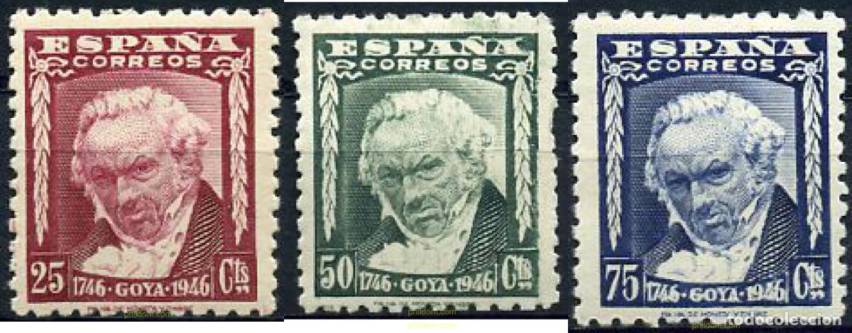Sellos: 85579 MNH ESPA&Ntilde;A 1946 2 CENTENARIO DEL NACIMINETO DE GOYA