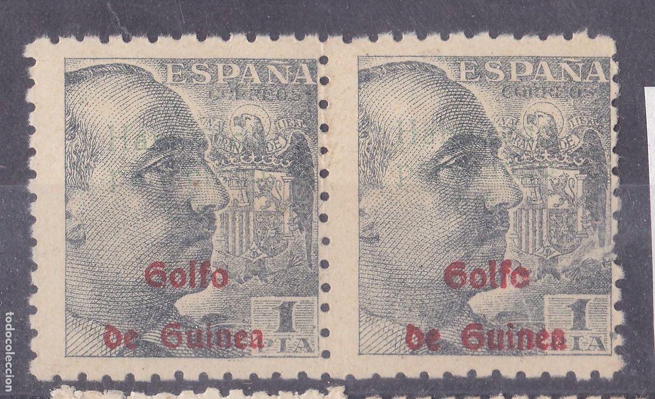 Sellos: AA9- GUINEA Franco Pareja Edifil 273A. Pareja ** Sin Fijasellos VARIEDAD