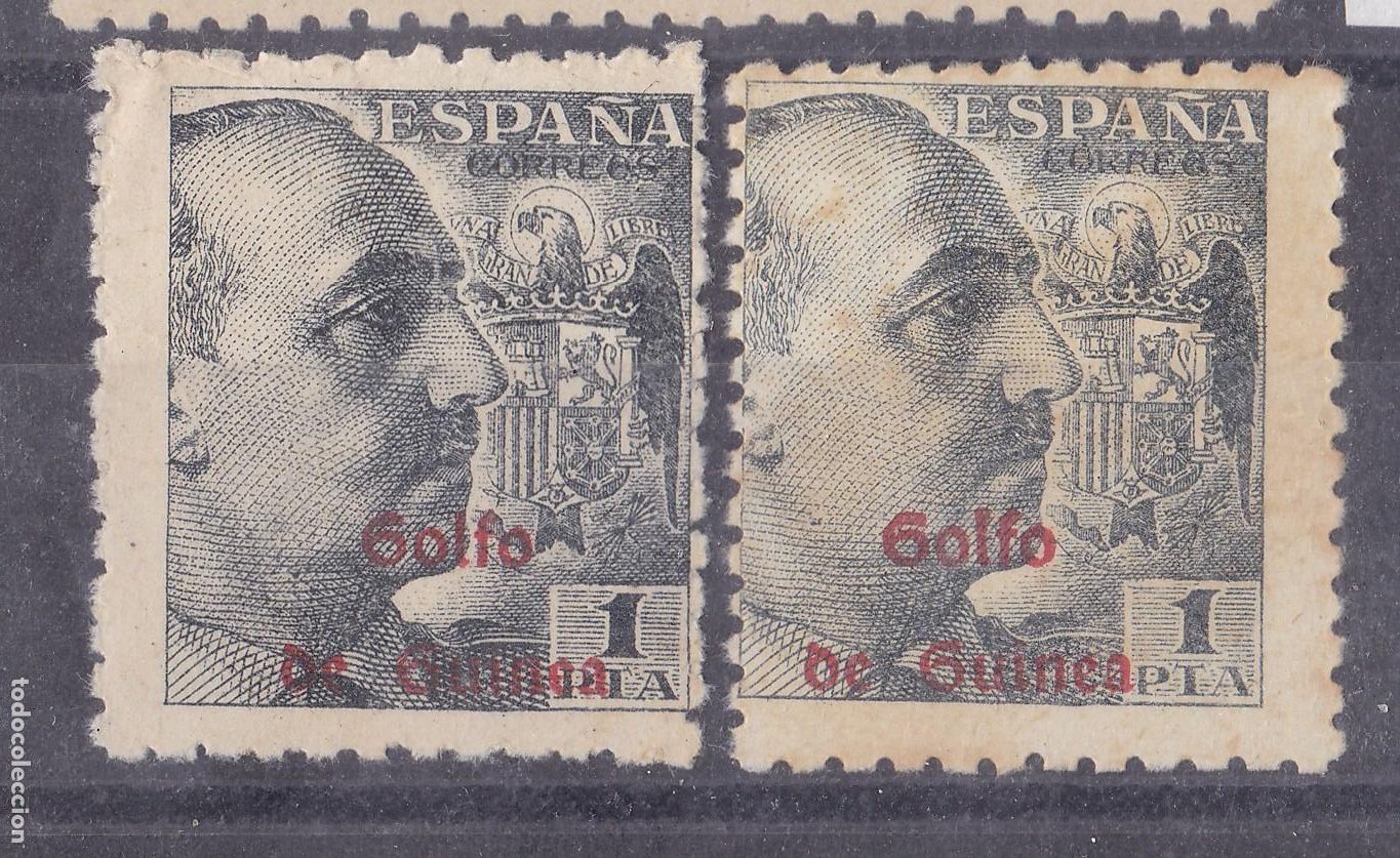 Sellos: AA9- GUINEA Franco ERROR Edifil 269he. x 2 ** Sin Fijasellos VARIEDAD
