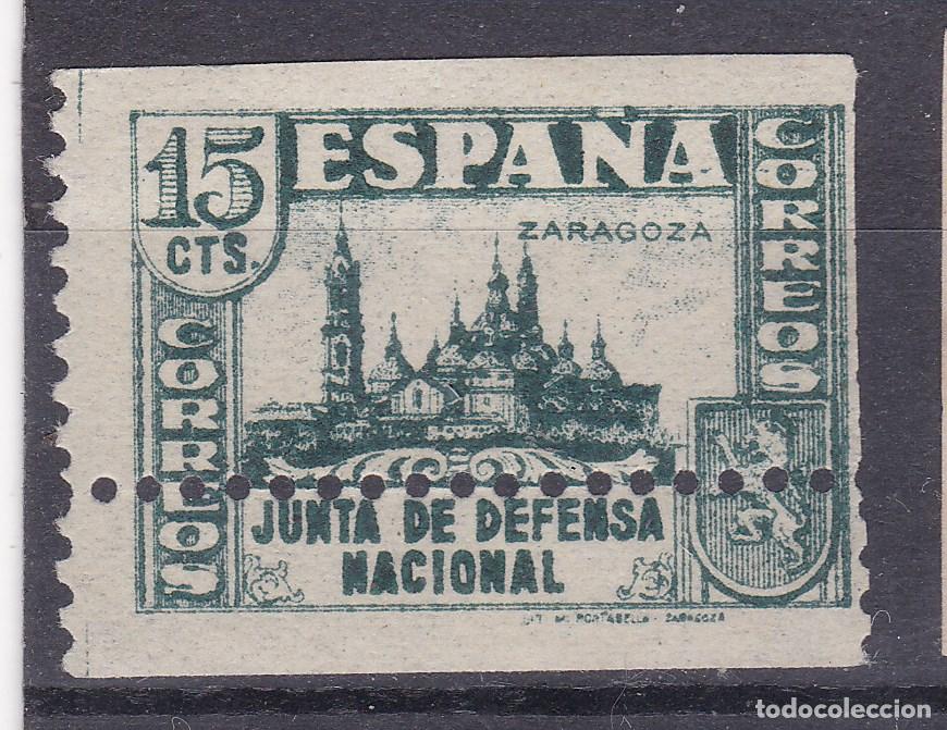 Sellos: AA10- Junta de Defensa 15 Cts VARIEDAD DENTADO ** Sin Fijasellos. Perfecto