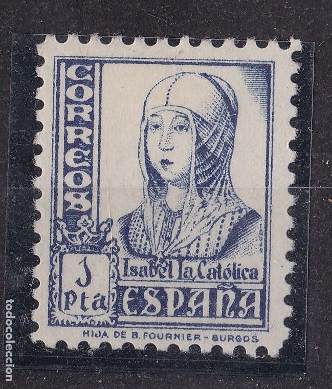 Sellos: AA11- Isabel Cat&oacute;lica Edifil .828 * Ligera Se&ntilde;al de Fijasellos . LUJO