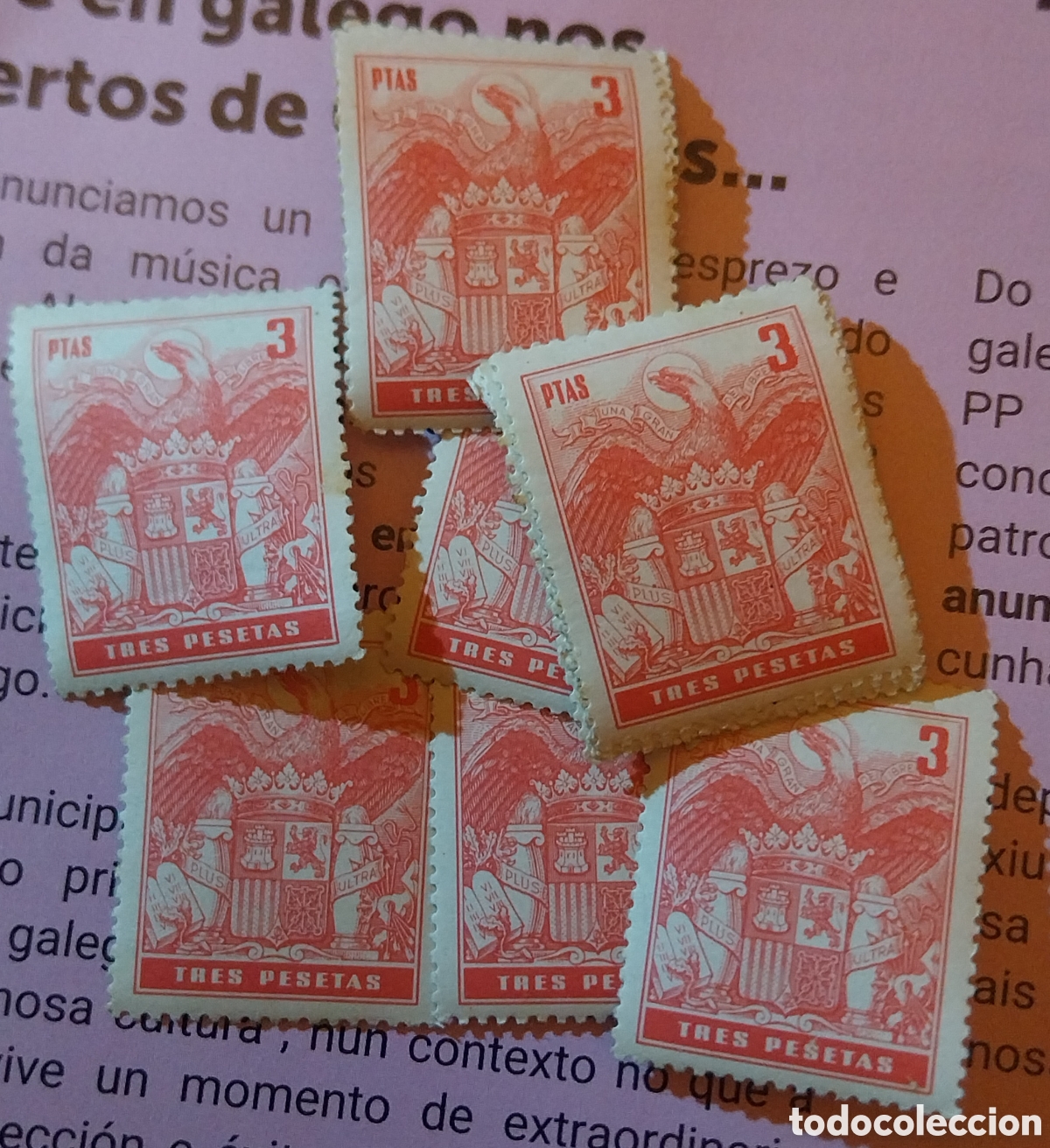 Sellos: Sello Fiscal 3 Pesetas - Nuevo con Goma Original (MNH)