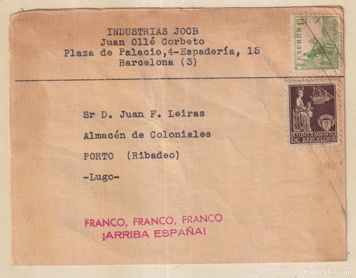 Sellos: Industrias JOCB marca patri&oacute;tica Franco Barcelona 1940
