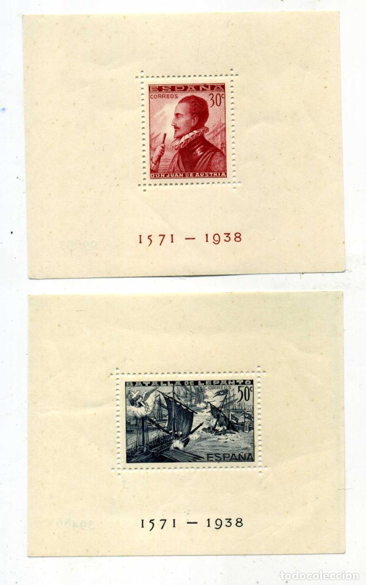 Sellos: XS- Batalla de Lepanto 1938 Serie Completa MNH** Hojitas NUEVAS SIN FIJASELLOS