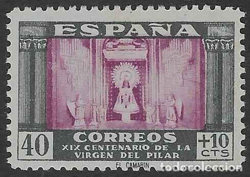 Sellos: EDIFIL 998 VIRGEN DEL PILAR 1946. VALOR CAT&Aacute;LOGO: 5,20 &euro;. MNH **
