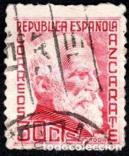 Sellos: Espa&ntilde;a. Gumersindo de Azc&aacute;rate 1933/35. Edifil-686. Usado