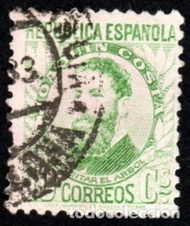 Sellos: Espa&ntilde;a.Joaqu&iacute;n Costa 1931/32. Edifil-656. Usado