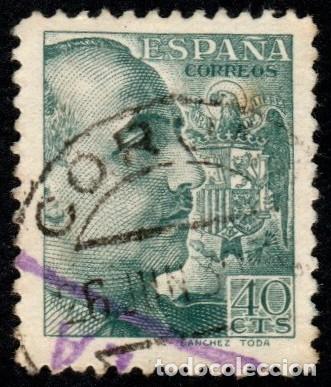 Sellos: Espa&ntilde;a.General Franco 1939. Edifil-870. Usado