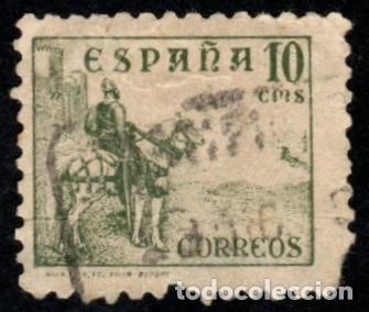 Sellos: Espa&ntilde;a. Cid. 1940. Edifil-937/940. Edifil-817. Usados