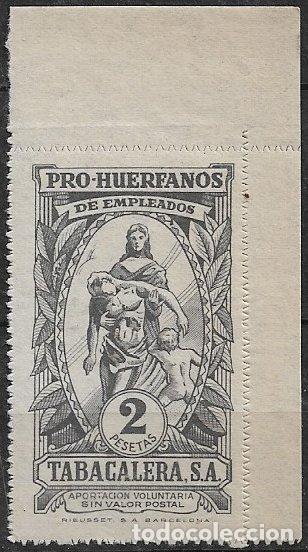 Sellos: FISCALES 1945 Pro Hu&eacute;rfanos empleados de Tabacalera, GUILLAM&Oacute;N n&ordm; 41 * *