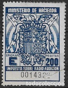 Sellos: FISCALES, 1943 Impuesto radioaudici&oacute;n, Alemany n&ordm; 16 (*)