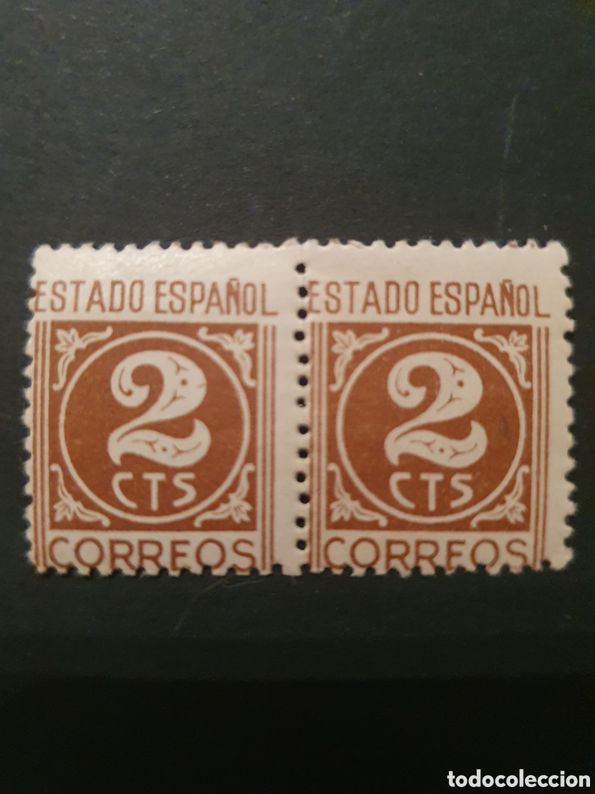 Stamps: Edifil 815 dos unidades