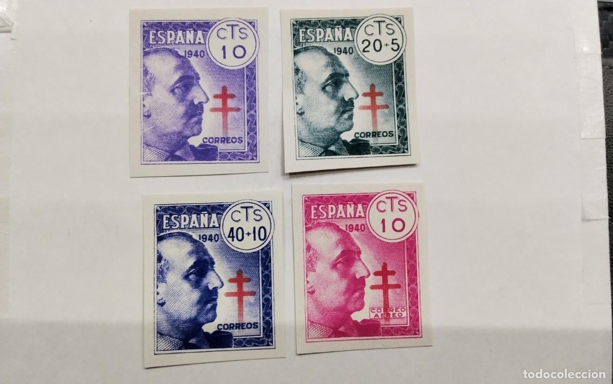 Francobolli: ESPA&Ntilde;A -1940 - ESTADO ESPA&Ntilde;OL - EDIFIL 936s/939s -SIN DENTAR - MNH** - NUEVOS