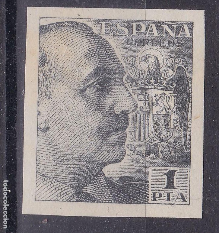 Sellos: AA12-FRANCO 1 Pta Sin DENTAR. Sin Fijasellos. Papel Fino