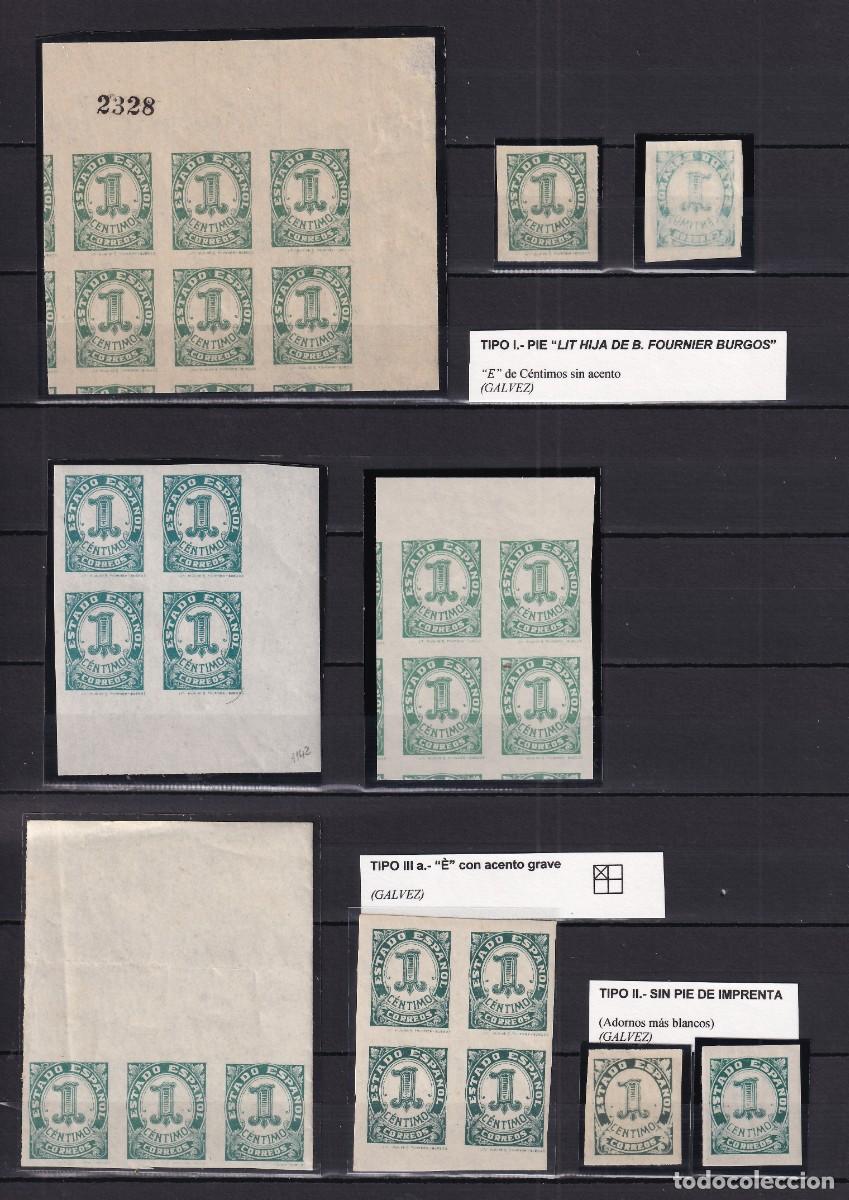 Francobolli: ESPA&Ntilde;A, Sellos 1 cts, 2 cts, [Bloques, Variedades, Cartas, etc.]