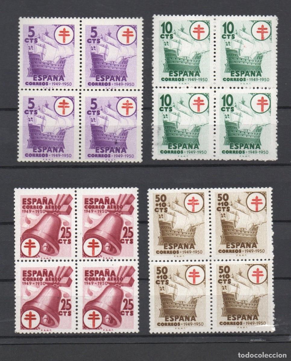 Selos: EDIFIL 1066 /1069** &rdquo;PRO TUBERCULOSOS&rdquo; EN BLOQUE DE 4