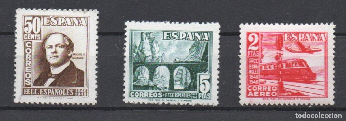 Stamps: EDIFIL 1037 / 1039** CENTENARIO DEL FERROCARRIL