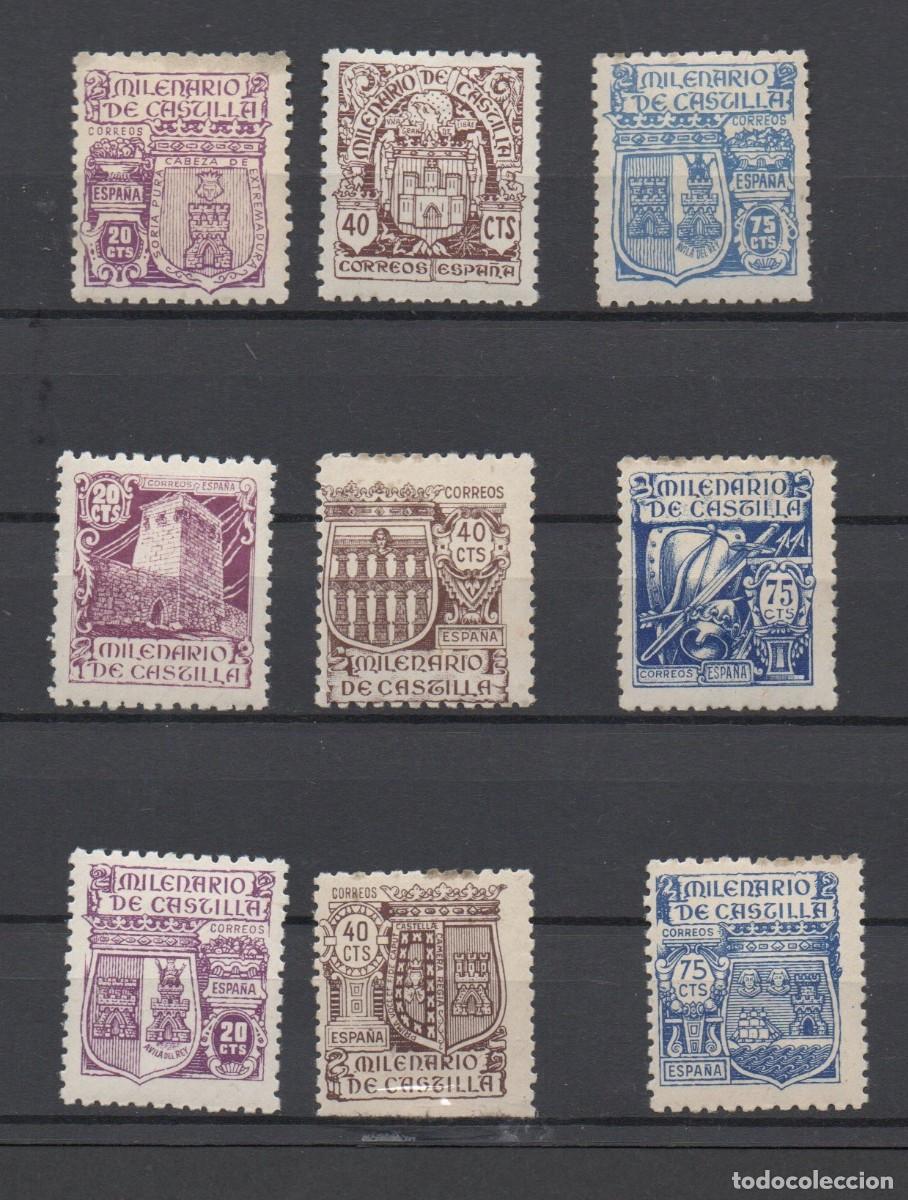 Francobolli: EDIFIL 974 / 982* MILENARIO DE CASTILLA