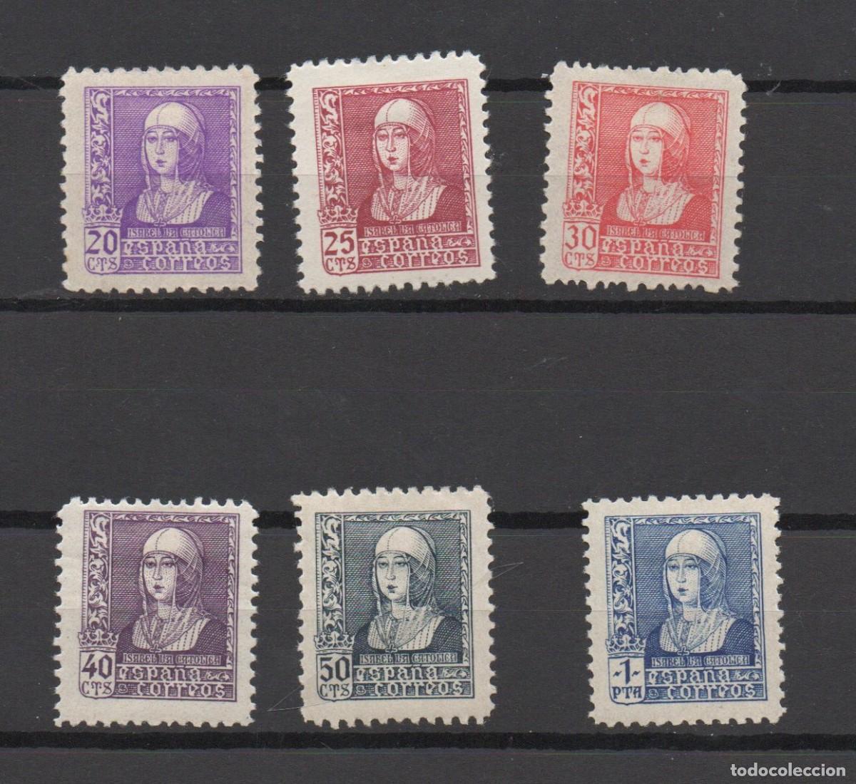 Timbres: EDIFIL 855 / 860* ISABEL LA CATOLICA