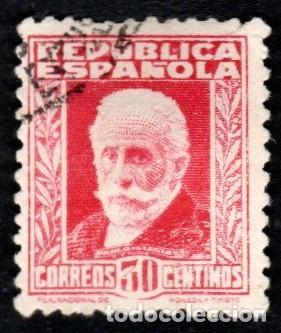 Sellos: Espa&ntilde;a. Nicol&aacute;s Salmer&oacute;n. 1932. Edifil-659. Usados
