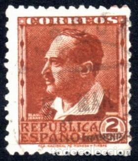 Sellos: Espa&ntilde;a. Vicente Blasco Iba&ntilde;ez. 1932. Edifil-662. Usados