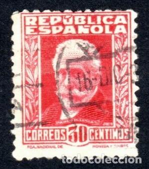 Sellos: Espa&ntilde;a. Nicol&aacute;s Salmer&oacute;n. 1932. Edifil-659. Usados