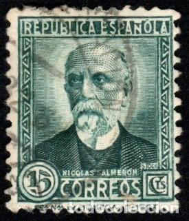 Briefmarken: Espa&ntilde;a. Nicol&aacute;s Salmer&oacute;n 1931/32. Edifil-657. Usado