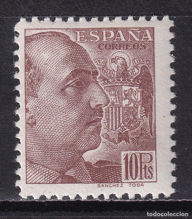 Sellos: 1939 FRANCO 10 PTS S&Aacute;NCHEZ TODA NUEVO*. VER